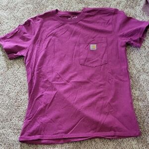 Carhartt Womens Short Sleeve Tee in Rich Purple